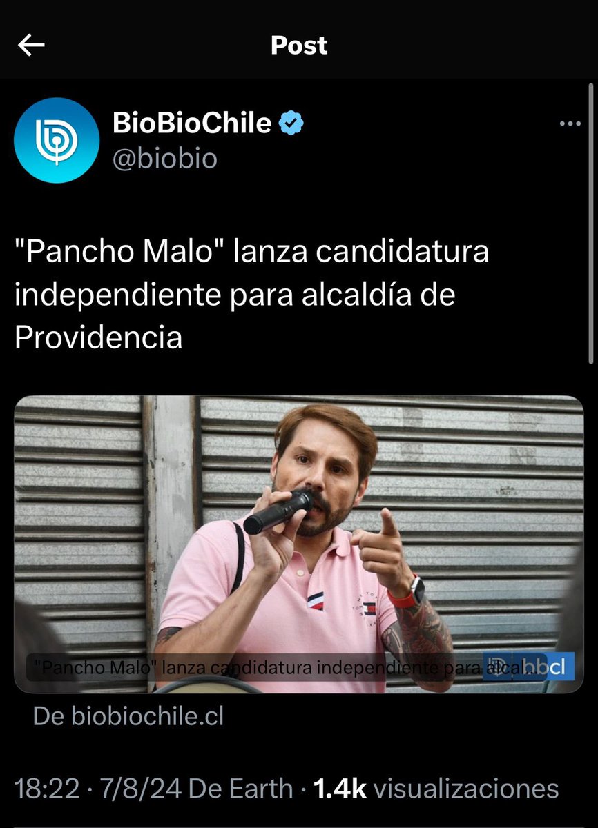 🖌️ACLARACIÓN PÚBLICA

Como es de conocimiento público he tomado la decisión de competir por la Alcaldía de Providencia, mi comuna hace 44 años. En menos de 24 horas de hecho el anuncio los medios denostan mi persona de manera sistemática. ADJUNTO mi papel de Antecedentes donde