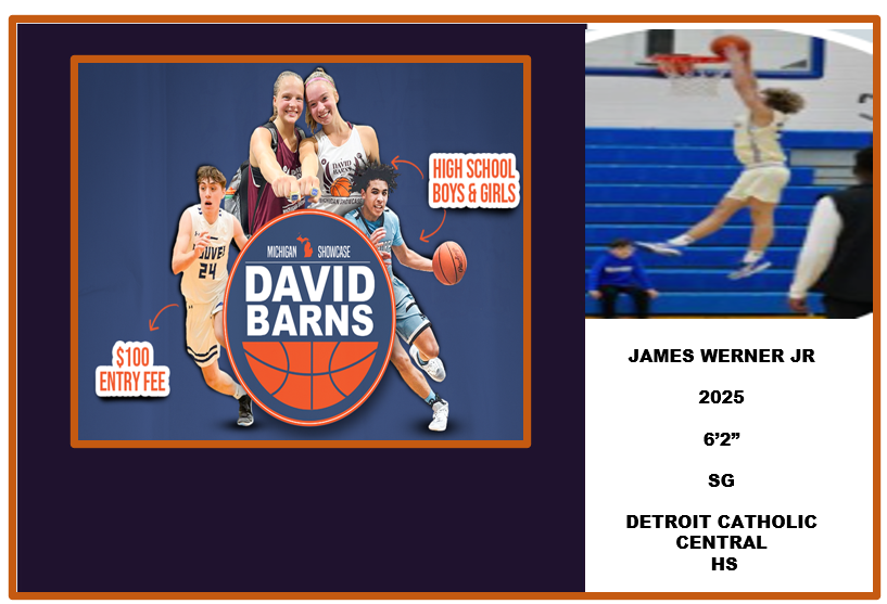 Welcome from the Detroit Catholic League 2025 James Werner Jr.  This 6'2" shooting guard from DCC can get up but is a sharpshooter off the catch.  This SG will be fun to watch at the showcase.  7 days left to enter.  <a href="/PrepHoopsMI/">Prep Hoops Michigan</a> <a href="/MIPrepZone/">MIPrepZone</a> <a href="/PrepHoopsOH/">Prep Hoops Ohio</a>  <a href="/JamesWernerr/">James Werner Jr</a>