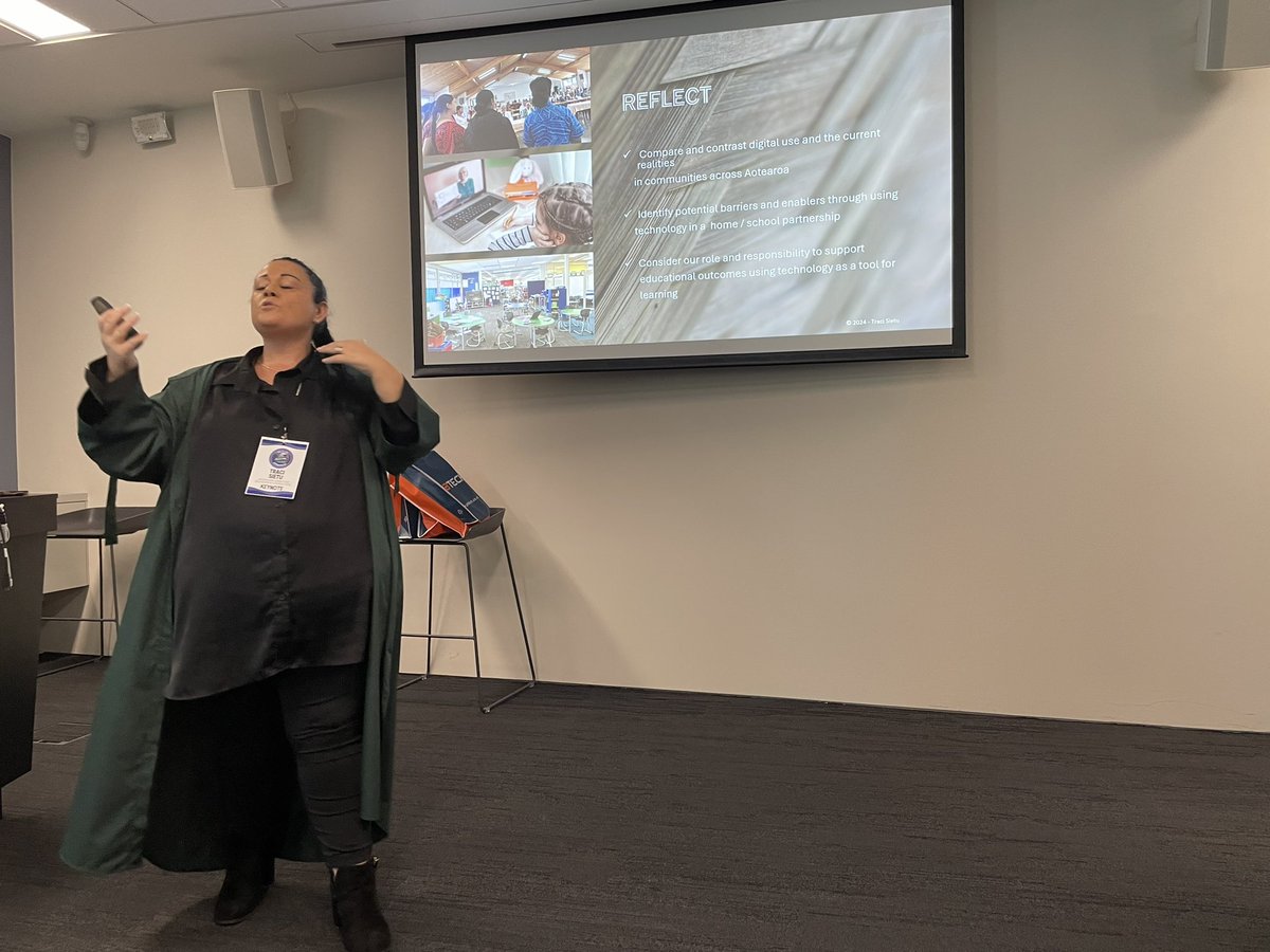 Tania Mills (@tanianicolmills) on Twitter photo Interesting and challenging kōrero from Tracey Sietu on the importance of cultural connections when using digital technologies in our kura. #MIEEHui24 <a href="/EmmaRitzemaBain/">Emma Ritzema-Bain</a> <a href="/LuisaLongone/">Luisa Longone</a> <a href="/RennattaThomas/">Rennatta Thomas</a> Interesting and challenging kōrero from Tracey Sietu on the importance of cultural connections when using digital technologies in our kura. #MIEEHui24 <a href="/EmmaRitzemaBain/">Emma Ritzema-Bain</a> <a href="/LuisaLongone/">Luisa Longone</a> <a href="/RennattaThomas/">Rennatta Thomas</a>