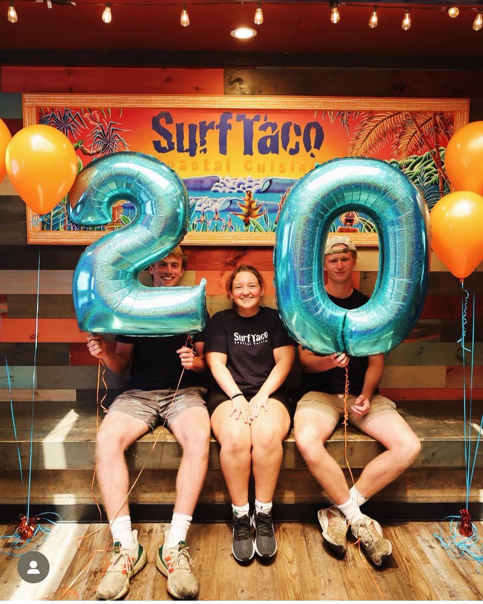 20 Years @ Surf Taco Manasquan.  Thanks for the support &amp; taco love. 🌮❤️🎉