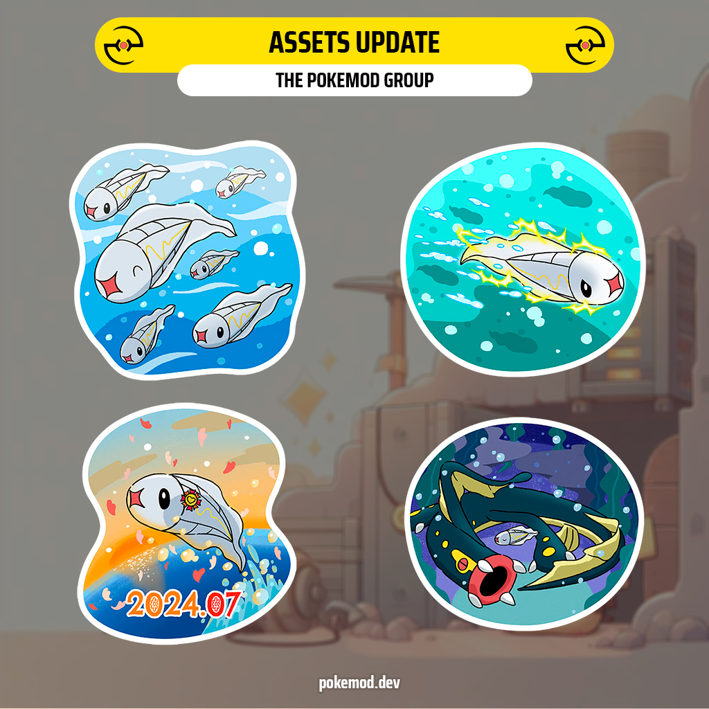 thepokemodgroup's tweet photo. The stickers for Tynamo Community Day have been added ⚡

https://t.co/FFqY6MrEB8
#Datamine #PokemonGO https://t.co/FxzWSgTMcO