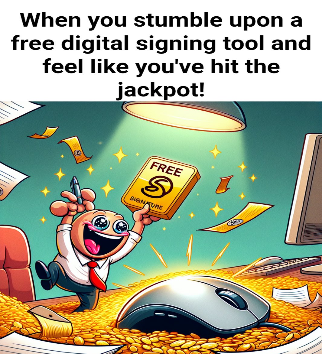OpenSignHQ's tweet image. Stumbled upon a free digital signing tool and felt like hitting the jackpot! That feeling is real with OpenSign! 🎉✍️ #OpenSign #DigitalSigning #docusign #buildinpublic 
zurl.co/yEF0
