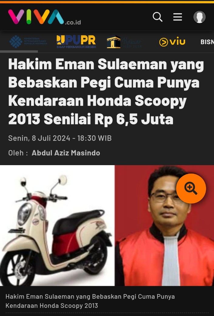 Hakim yang layak mendapat doa-doa terbaik di tengah ruwetnya jalan bagi pencari keadilan.