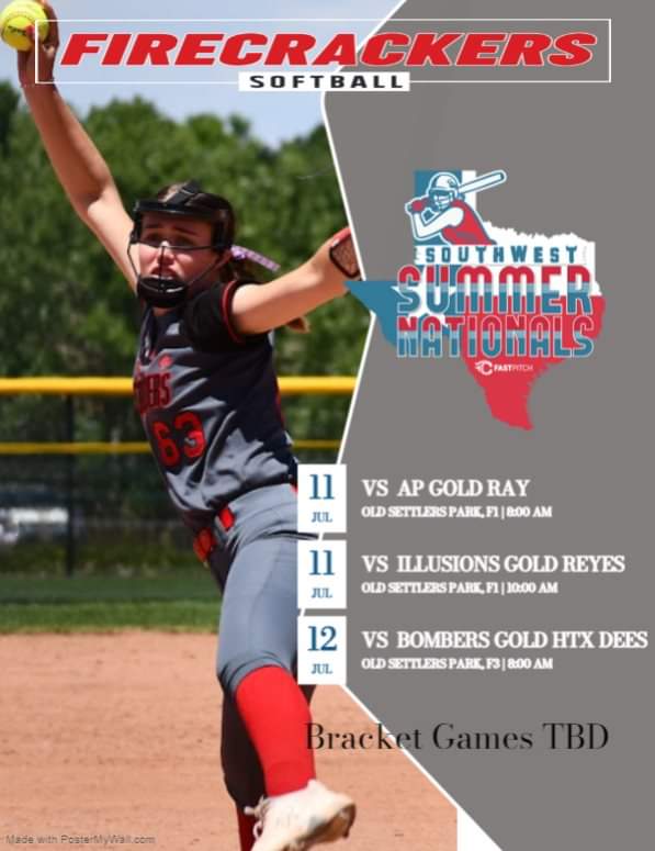 We're back at it this week!Triple Crown Southwest Summer Nationals in Round Rock Texas! @sagu @uapblionssb <a href="/UTAMavsSB/">UTA Softball</a> <a href="/utpb_softball/">utpbsoftball</a> <a href="/UIU_Softball/">Upper Iowa Softball</a> <a href="/HesstonSoftball/">Hesston Softball</a> <a href="/ACU_Softball/">ACU Softball</a> <a href="/CotteySoftball/">Comet Softball</a> <a href="/SRSU_Softball/">Sul Ross Softball</a> <a href="/FPUSoftball/">FPU Softball</a> <a href="/ACUSoftball/">Arizona Christian Univ Softball</a> <a href="/ccu_softball/">Colorado Christian Softball</a> <a href="/regis_softball/">Regis Softball</a>