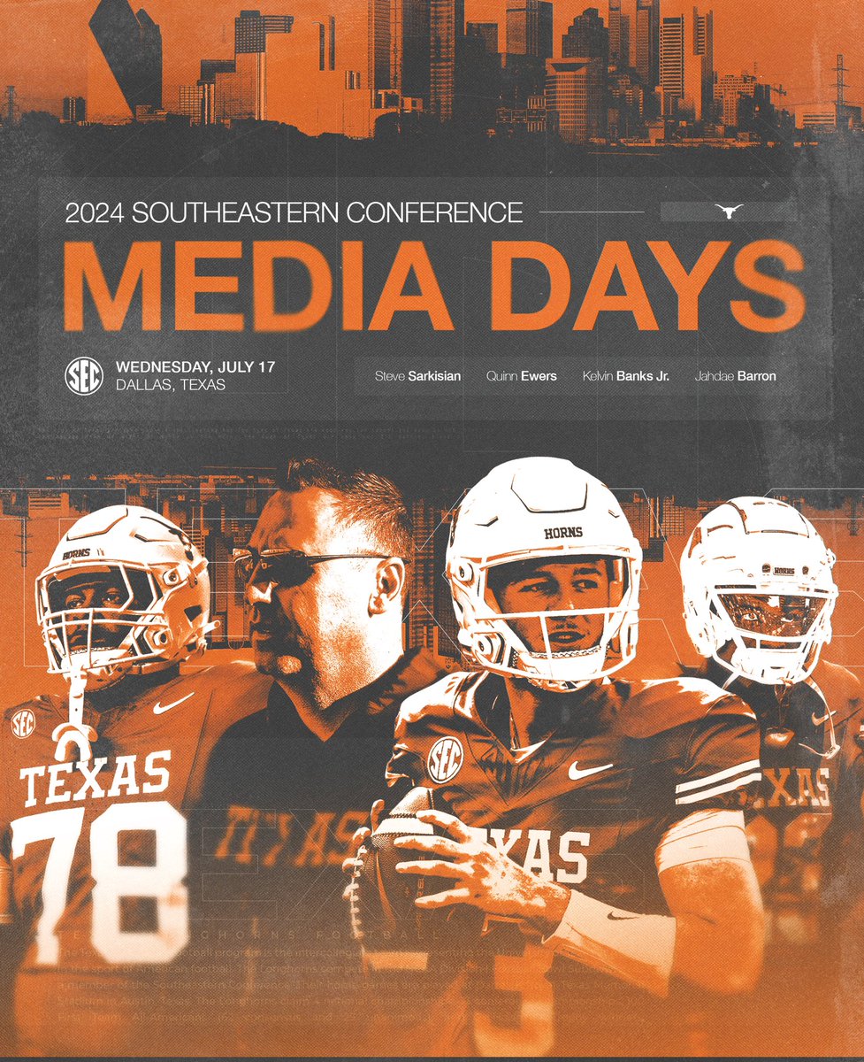SEC Media Day lineup is set 🤘