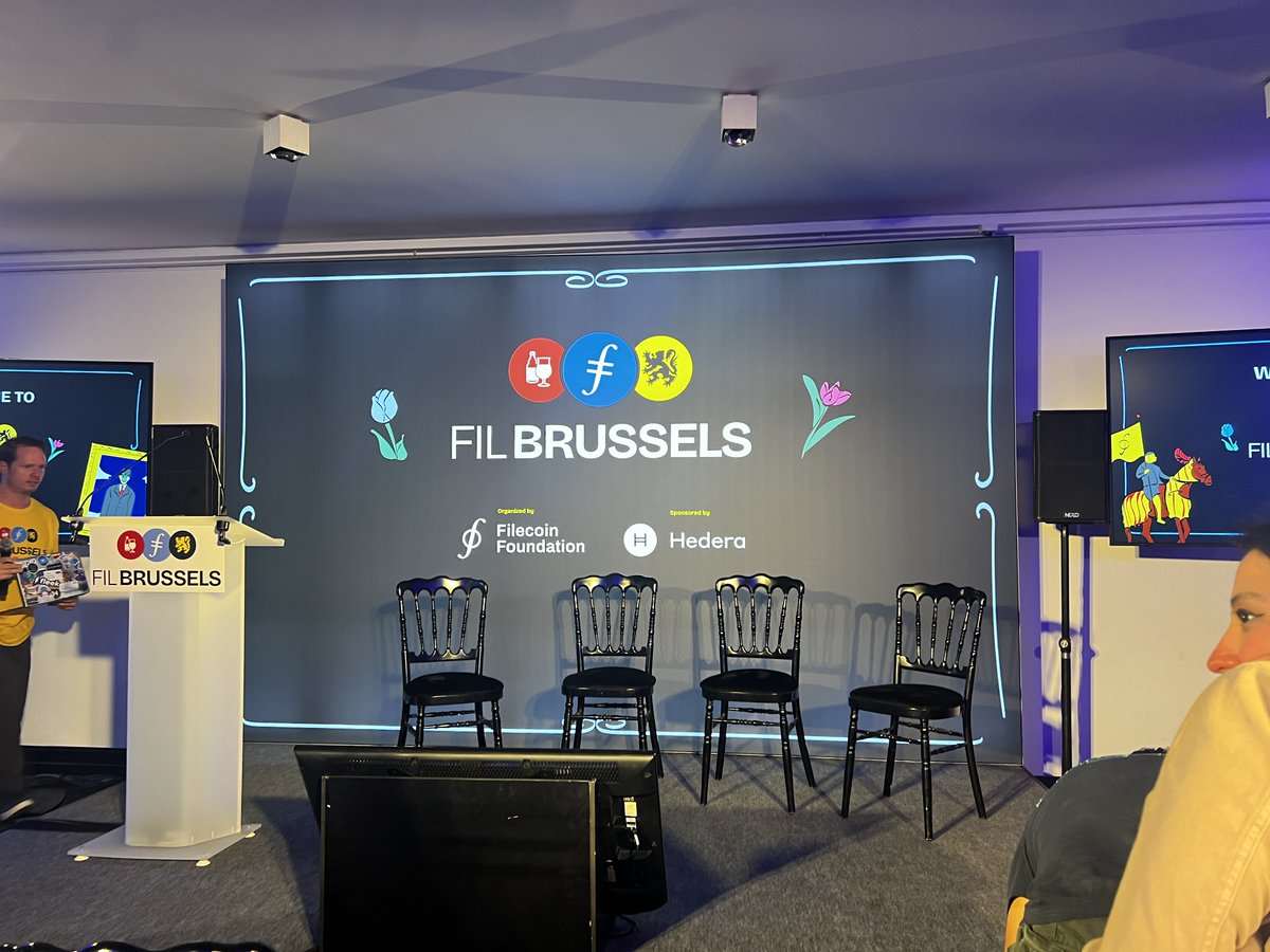 Lilypad_Tech's tweet photo. The Lilypad team had such a great time kicking off @ETHCC!

We attended 🇧🇪

🔹 @Filecoin #FilBrussels
🔹 @zama CoFHEe
🔹 @EthCC #DeAI Day
🔹 @protocollabs meetup!

Let us know if you want to meet us in Brussels! We would love to chat! 🐸 https://t.co/O9nxa14vEc