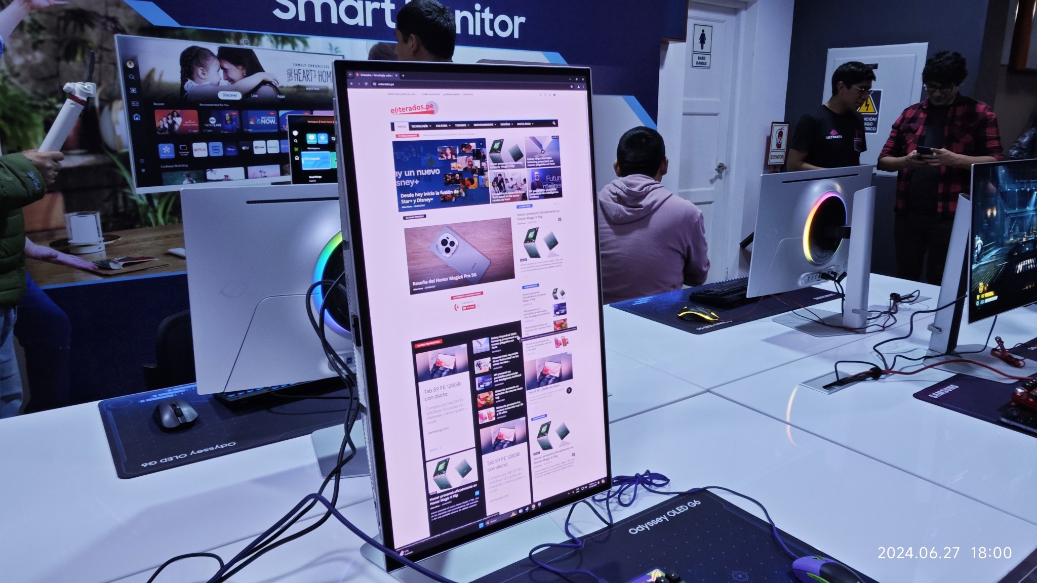 Samsung trae al Perú su línea de monitores Odyssey OLED G6 y Smart Monitor M8