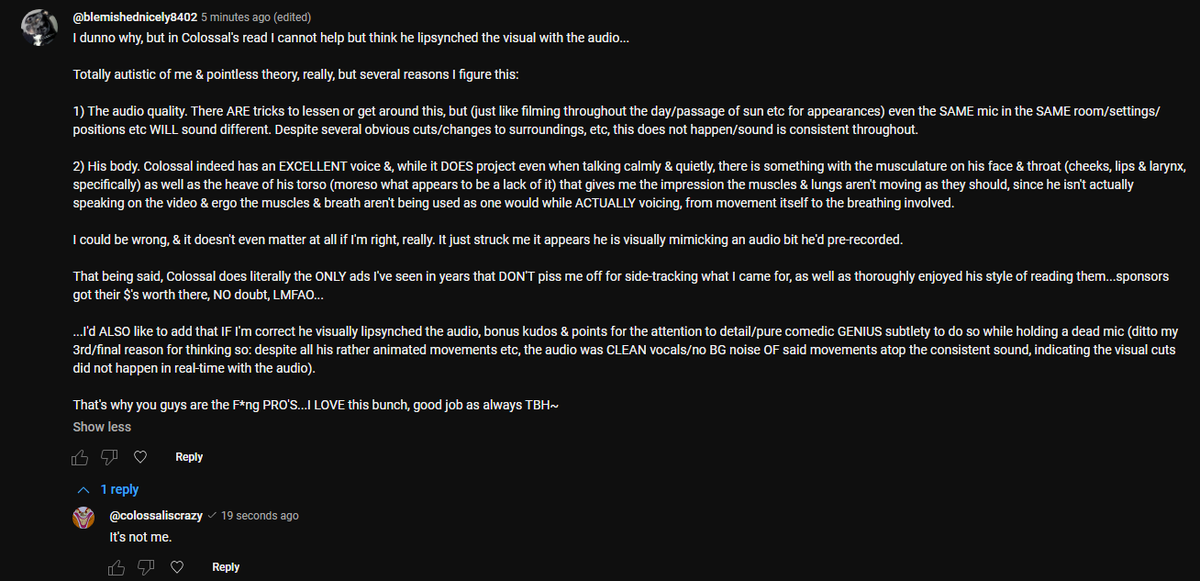 Colossal is Crazy tweet media