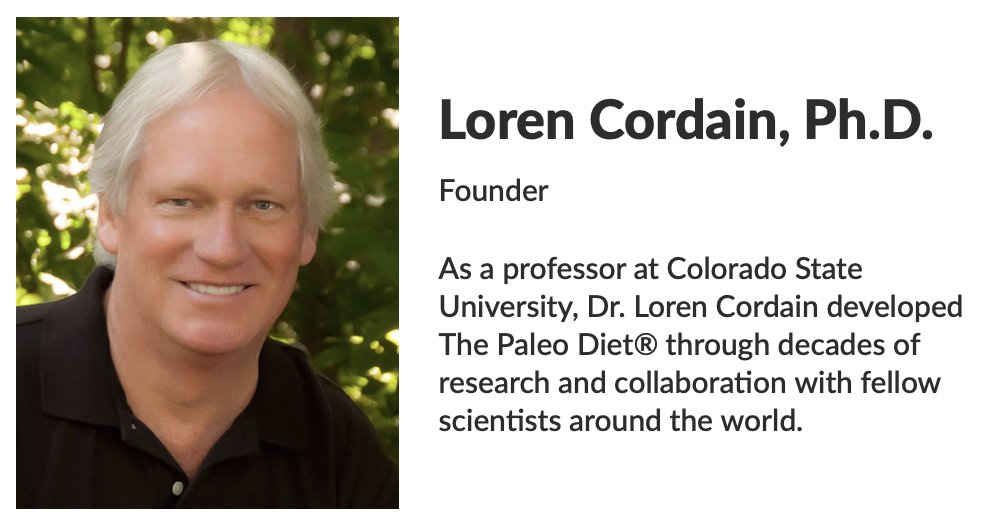 I am saddened to share that my mentor and good friend, Dr. Loren Cordain, was recently diagnosed with FTD, the same condition that took his mother's life. If you have benefited from his research, please consider donating to help him live a better life. gofund.me/703a69bf