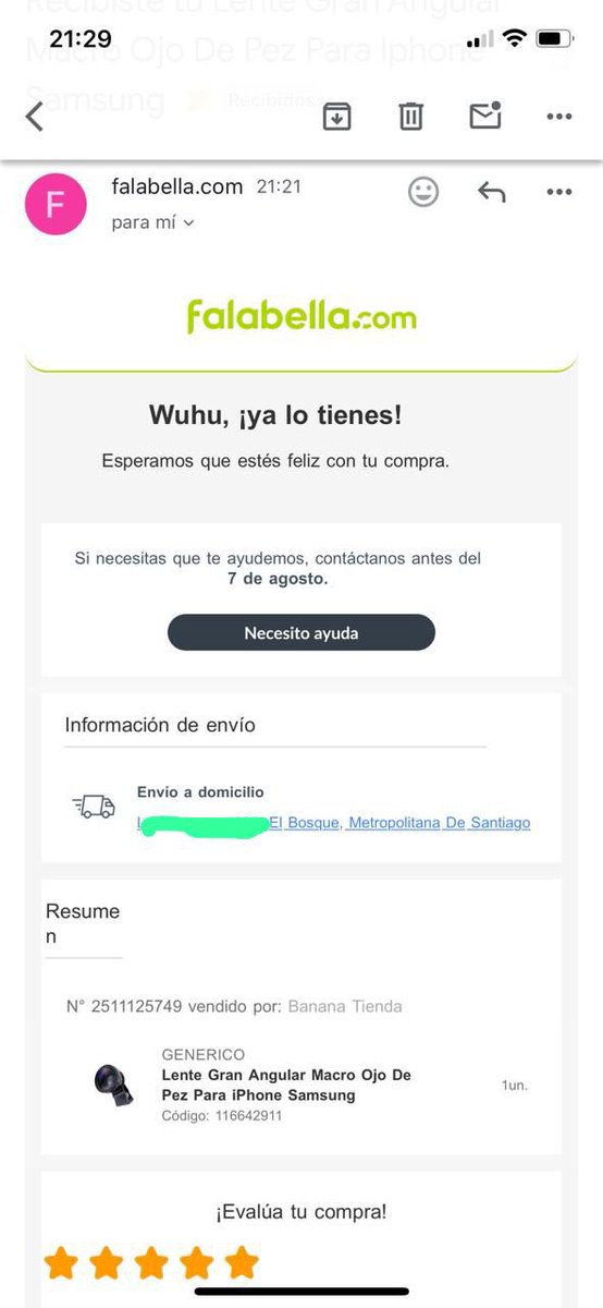 MarciaEspinoza9's tweet photo. Que pasa con @FalabellaAyuda , @Banco_Falabella , @Falabella_Chile realice compra y según falabella me entregaron el producto pero no he recibido nada, a quien debo recurrir ??? Quien fiscaliza esto??? https://t.co/gkVRO02rwq