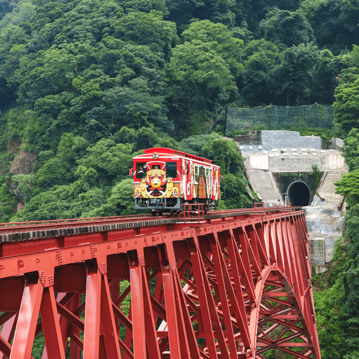 現在、期間限定で運行しております南阿蘇鉄道の〝サニー号トレイン〟は