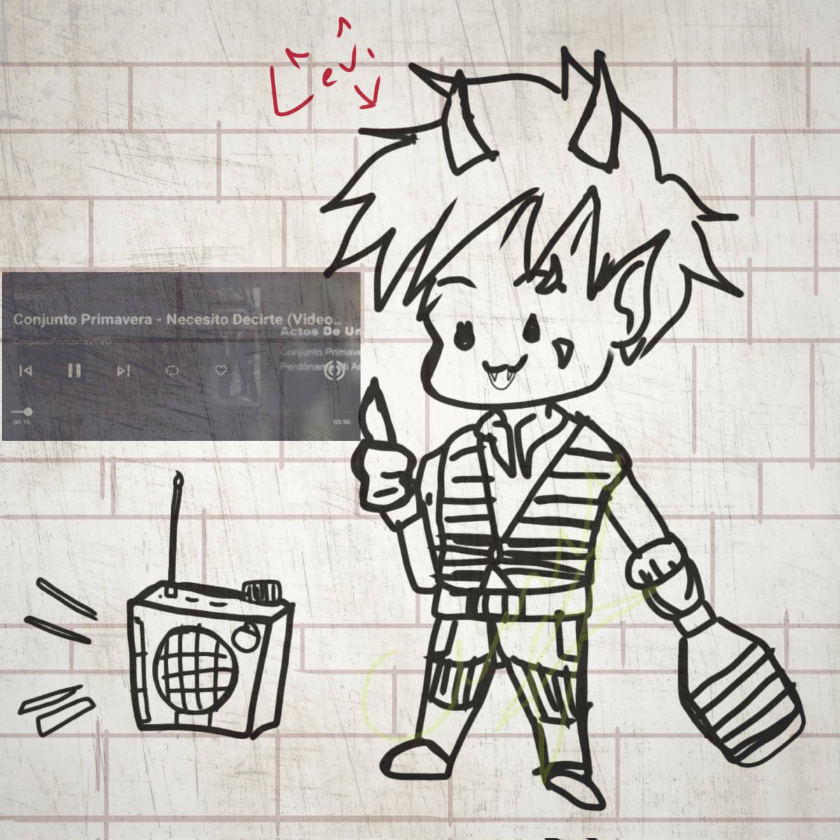 leviatoon02's tweet photo. Este es "Levi" el no es más que en muchos aspectos el retrato de su autor 😬👉🔥💀
#08Jul #dibujolibre #dibujos #animefunny #DragonBall #digitalart #Fortnite #Terror #demon https://t.co/Pd1MSayilb