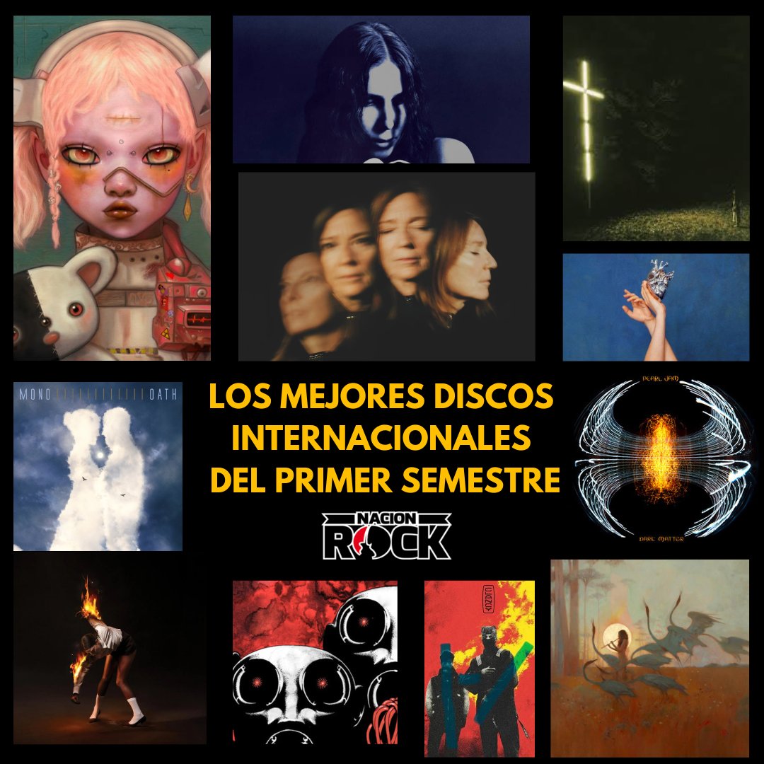"El mundo muere, pero hay que seguir pagando impuestos" decía nuestro querido Layne de Alice In Chains. Un primer semestre intenso en el mundo, pero es la música la que siempre nos salva. Estos son nuestros discos internacionales favs del primer semestre nacionrock.com/los-mejores-di…