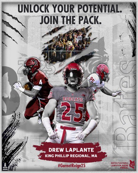 LaplanteDrew's tweet photo. After a great conversation with @coachmcthompson, I am grateful to receive an offer from Bates College!

@Bates_Football @kpwarriors 
@PRZ_CoachSilva @PRZNewEngland 
@AlexAgrellaRB https://t.co/Od3UOET1G3