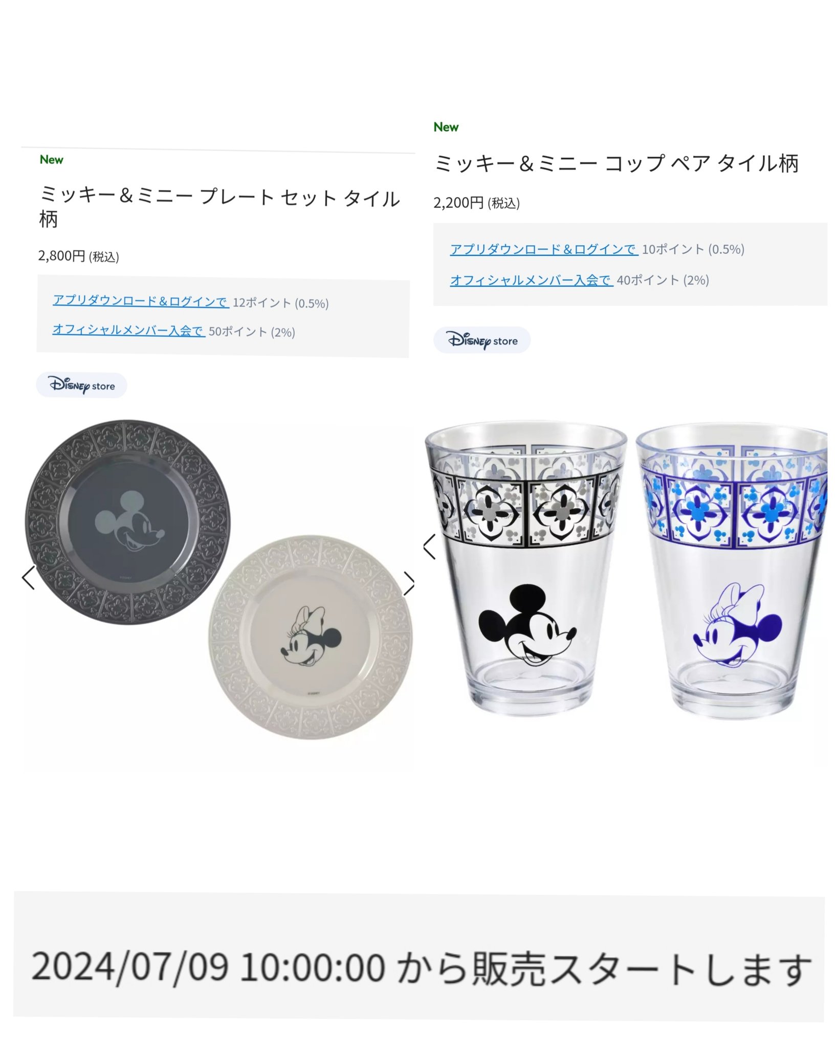 ミッキー&ミニー７０周年限定プレート ミッキー&ミニー 70周年プレート 5枚セット 非売品 絵皿 限定品