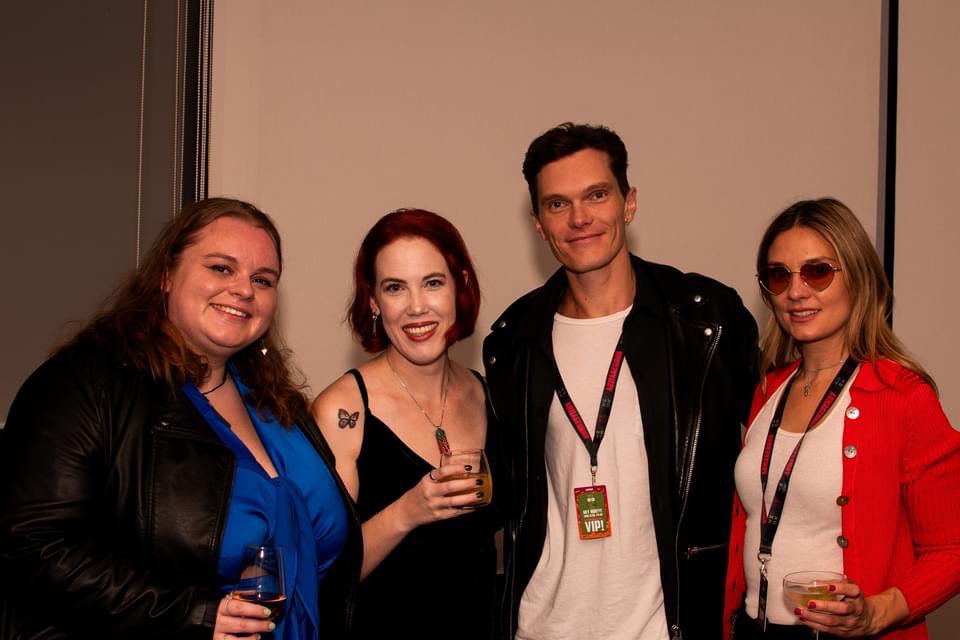 CarolineinNZ's tweet photo. @LukeBaines  Thank you so much for doing this when my daughter saw you in Auckland. Really wish I could have been there too, miss you! Lovely photo of Aroha with you at the cocktail.  All our love and support always! ❤️xx 
P.s looking forward to the next book! https://t.co/wAI64j9vrO