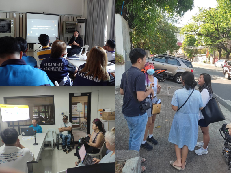 icleiseas's tweet image. Throughout the month of May, a series of #walkability &amp;amp; #cyclability assessment activities have been conducted in Maginhawa, Quezon City, and A. Mabin, Pasig City under the Sparking Active Mobility Actions for Climate-Friendly Cities (#SPARK) Project: icleiseas.org/index.php/2024…