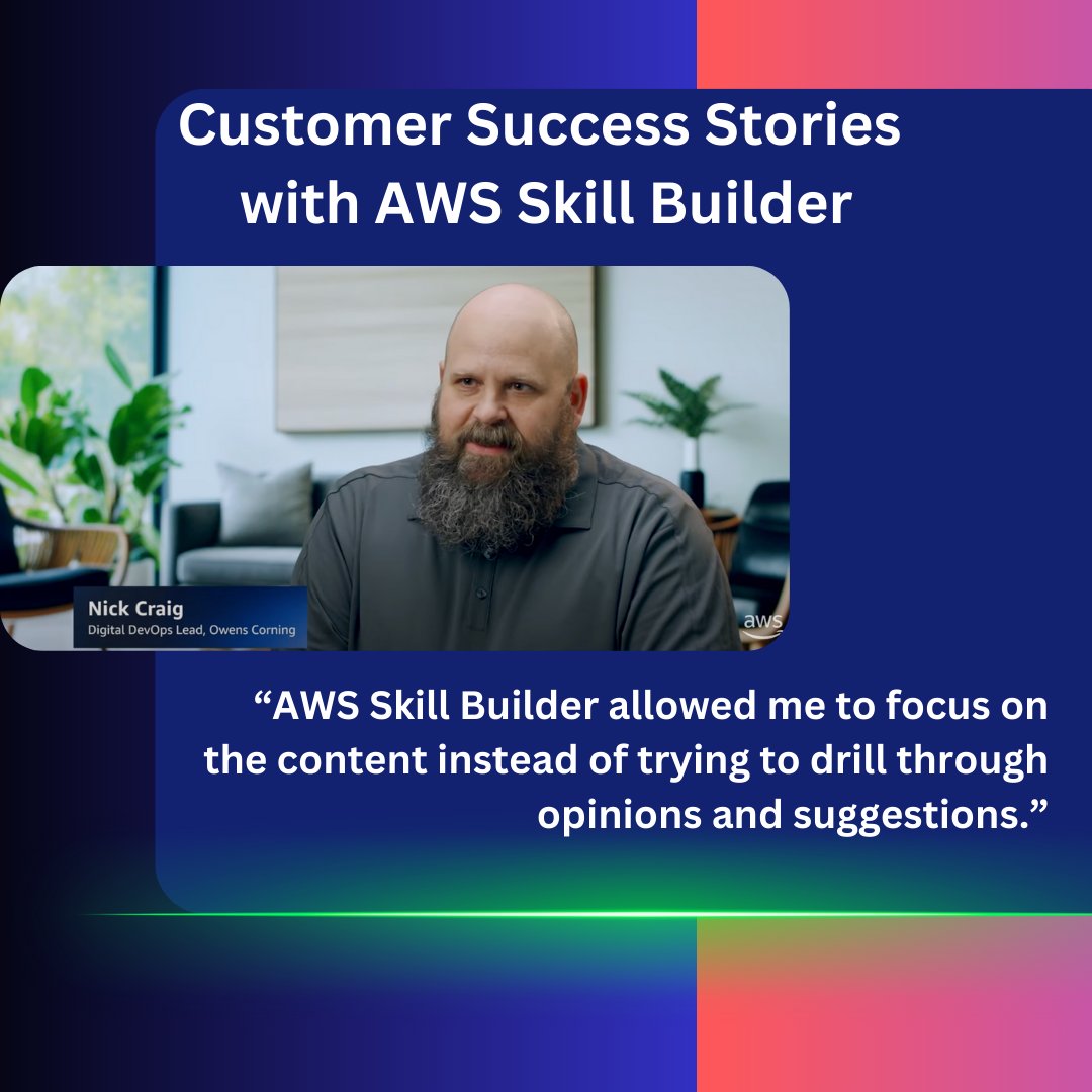 trainocategroup's tweet image. Level Up with AWS Skill Builder Team Subscription! 🌟

Discover how organizations are achieving remarkable success with the AWS Skill Builder Team Subscription. 

Download the full success story now via the link on our bio. 🚀

#GetTrainocated #AWSSkillBuilder