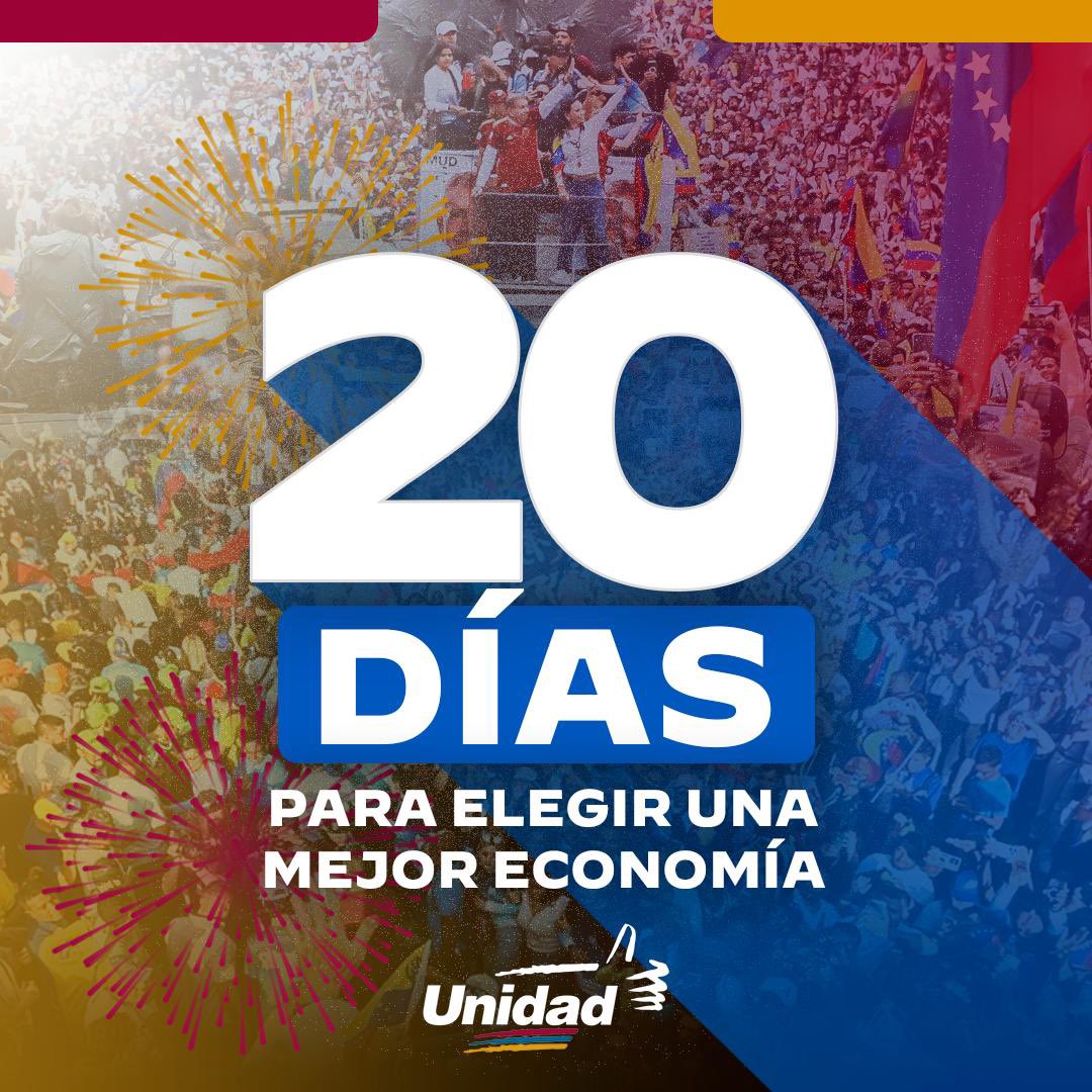 #8julio
Todos juntos en Unidad, lo vamos a lograr! con tú voto... Edmundo González le dará un cambio al Sistema Económico en Venezuela
 #VamosAGanarConEdmunfo #ADPetareconEdmundo
#MirandADinámica 
#MirandaUnidADyVoto
@ademocratica
@admirandaces. <a href="/ADOrganizacion_/">AD Organización Nacional</a>