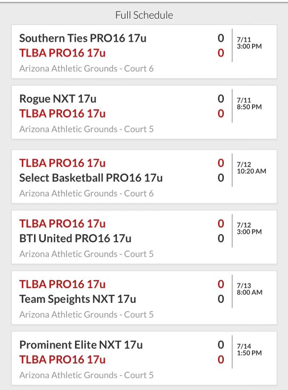 CalBarrett2's tweet photo. Schedule for Puma Championship in Phoenix with @tlbanational !! Ready to get after it! https://t.co/4hAJAh5vbV