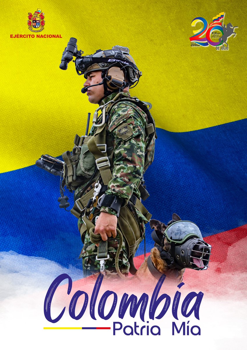 Ejercito_Div1's tweet photo. 🎉 Celebremos nuestra independencia, este 20 de julio ven y únete al desfile militar. Juntos, rendimos homenaje a nuestra patria y reafirmamos el orgullo de ser colombianos. #ColombiaPatriaMía https://t.co/BDtAlZWUMJ