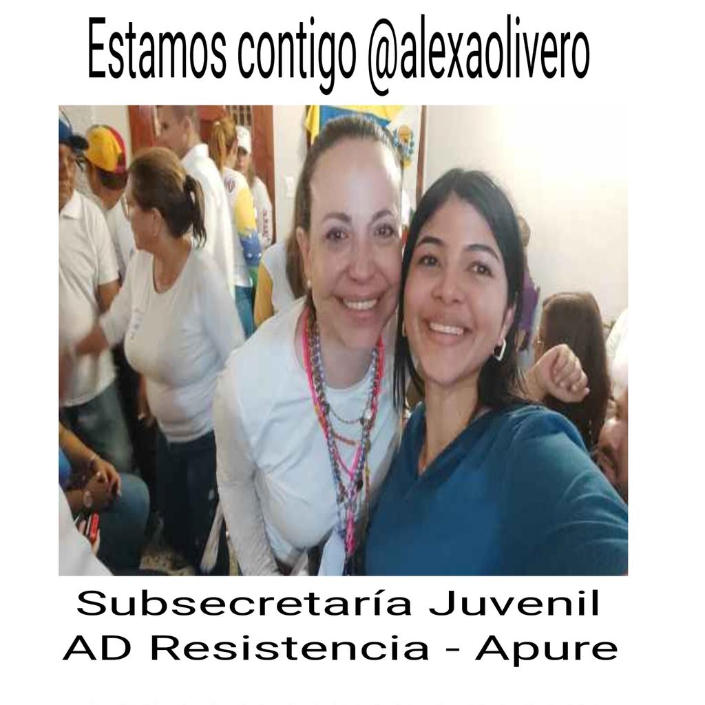 NELSONDELGADO_'s tweet photo. #08Julio24| @ADemocratica  comité ejecutivo secc Apure mostramos nuestra solidaridad, apoyo moral y respaldo total con nuestra compañera subsecretaría Juvenil Alexaida Geraldine Rangel Olivero quien fué destituida de su cargo de médico en el HPAO, por haberse tomado ésa foto 👇 https://t.co/MIBsQHTgr1