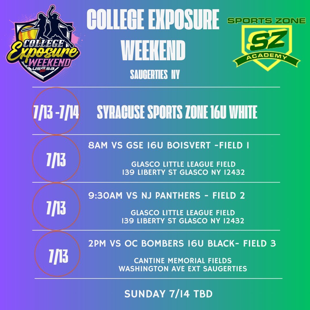 Hannah Trevisani (@htrevisani_2025) on Twitter photo I will be attending the College Exposure Weekend in Saugerties July 13th & 14th. I will also be attending the clinic on Friday the 12th! Excited to be with my team and play some softball! <a href="/SZ_SB_Recruits/">Sports Zone Softball</a> <a href="/FisherSoftball/">FisherSoftball</a> <a href="/Cardinals_SB/">Plattsburgh Softball</a> <a href="/MSMCSoftball/">MSMC Softball</a> <a href="/Brockport_SB/">Brockport Softball</a> <a href="/HartfordSB/">Hartford Softball</a> I will be attending the College Exposure Weekend in Saugerties July 13th & 14th. I will also be attending the clinic on Friday the 12th! Excited to be with my team and play some softball! <a href="/SZ_SB_Recruits/">Sports Zone Softball</a> <a href="/FisherSoftball/">FisherSoftball</a> <a href="/Cardinals_SB/">Plattsburgh Softball</a> <a href="/MSMCSoftball/">MSMC Softball</a> <a href="/Brockport_SB/">Brockport Softball</a> <a href="/HartfordSB/">Hartford Softball</a>