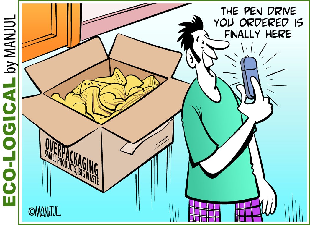 ETPrime_com's tweet photo. #Greentoon of the day by @MANJULtoons https://t.co/JiHuSabXGL