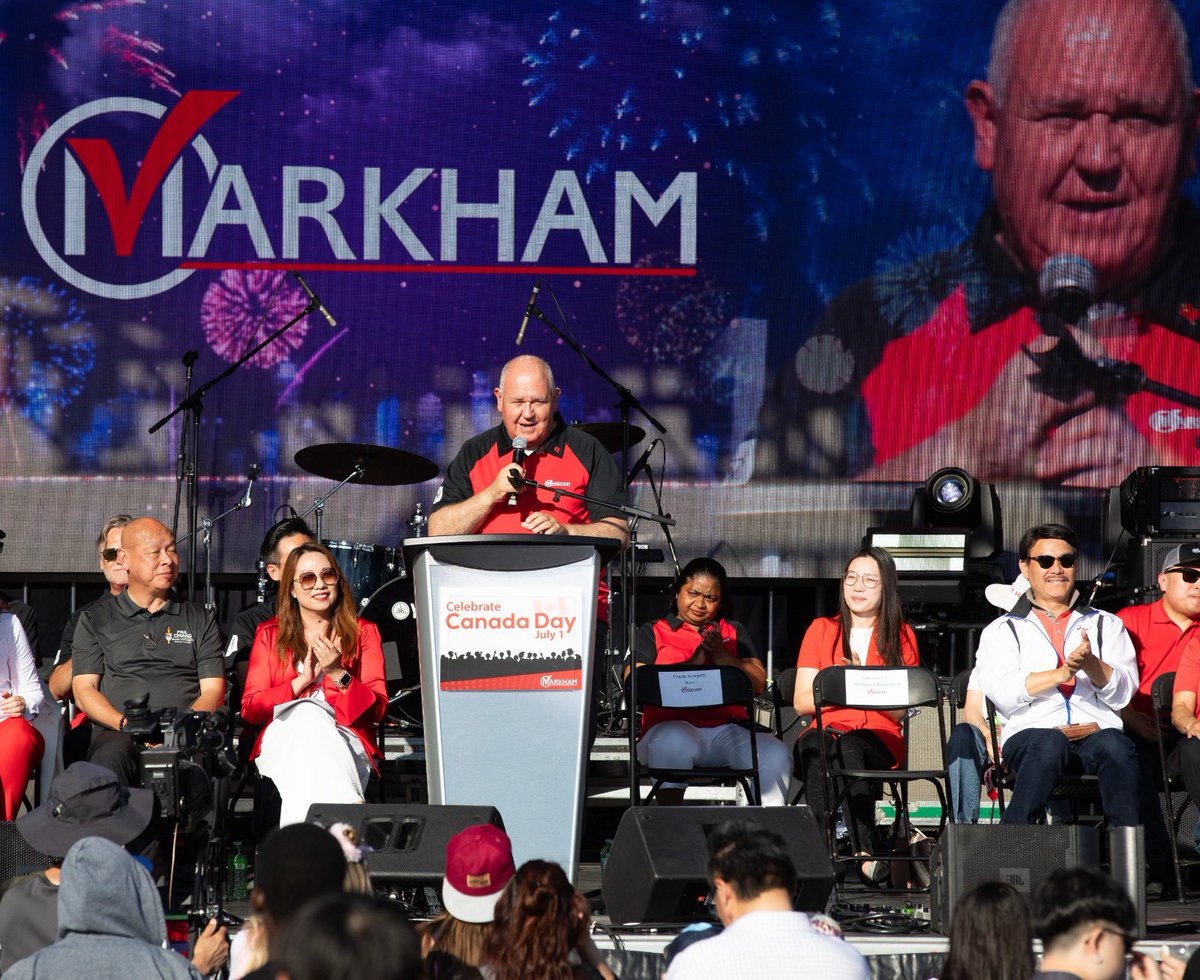 frankscarpitti's tweet image. Memories of Markham's Canada Day Celebration 2024! 

Amazing performances by Fefe Dobson and Craig Strickland. We were pleased to learn that Craig grew up in Markham &amp;amp; played for the Waxers.  

A wonderful day capped off with spectacular fireworks!

#CanadaDay #Markham #Community