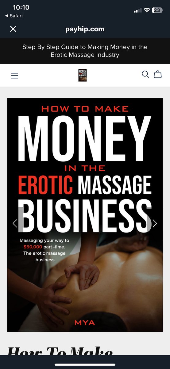 Exclusivel30157's tweet photo. How To Make Money In The Erotic Massage Business (E-BOOK) https://t.co/87Q0vusxJE

#money #sidehustle #extraincome #ebook #adultentertainment #safe #sfw https://t.co/GKepL7m5aI