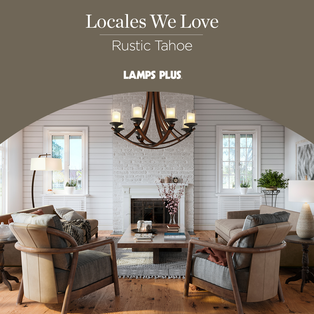 LampsPlus's tweet photo. Locales we love: rustic #Tahoe 🌲 From #natural elements like woods & fireplaces, to warm color palettes & glowing #lighting, bring the #cozy feeling of Lake Tahoe to your #home.
Shop #rustic designs: https://t.co/NGQ3ctVJxY
#myLampsPlus #rusticdesign #LakeTahoe #TahoeInspired https://t.co/hGEMc6dH3K