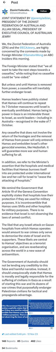 SerkanTheWriter's tweet photo. 🚨 BREAKING: New envoy to "combat antisemitism" Jillian Segal is a bloodthirsty Zionist fan of hospital bombing & child killing and spread genocide incitement by lying about "Hamas being under hospitals".
What do you think of @AlboMP's announcement?
@TrueNewsWeekly story soon. https://t.co/ruhWttMagU