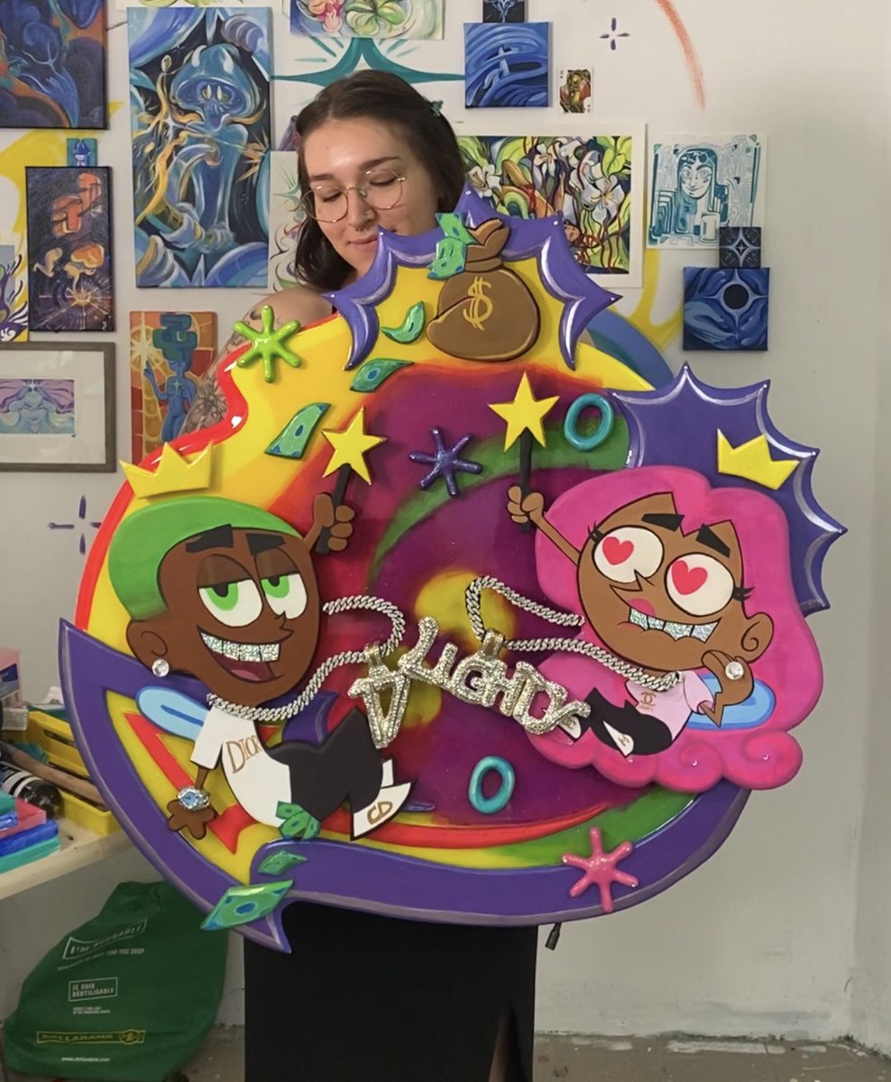 My custom Fairly Odd Parents piece 💫