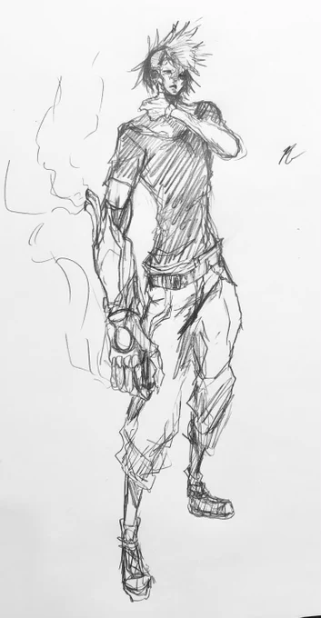 落書き義手っ子