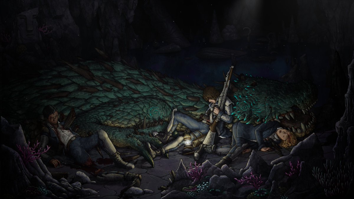 RedChopGames's tweet image. One day we'll remember to tweet more. For now, here's a sneak peak at a narrative scene we're working on. Thanks for all the follows &amp;amp; support!