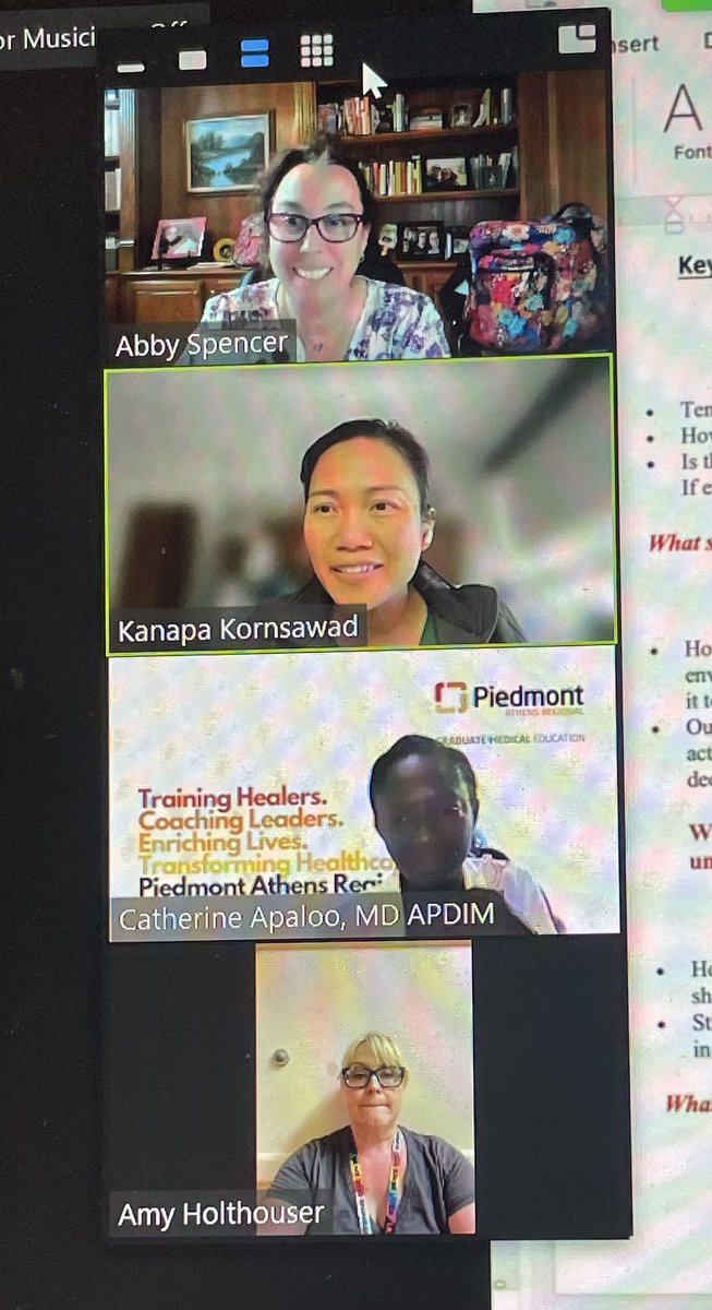 abbyWUim's tweet photo. @AAIMOnline friends, Our Prez @capalooMD is putting together a pretty awesome #APDIM president’s plenary!! What a treat to chat #MedEd & prep with these amazing #WomenInMedicine!! #SavePDs #SupportTrainees @AmyHolthouser https://t.co/9GYi8jbhZW