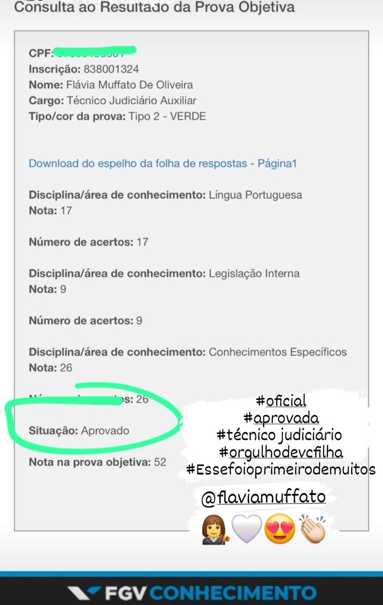 andreamuffato's tweet photo. #Primeiro concurso público 
#aprovada
#tecnicojudiciario
#Lages
#vaigarota
#muitoorgulhodevcfilha
#essefoisooprimeiro
Flávia Muffato 👩‍⚖️🤍👏🏻🙏🏻😍 https://t.co/2tbbSWOpYq