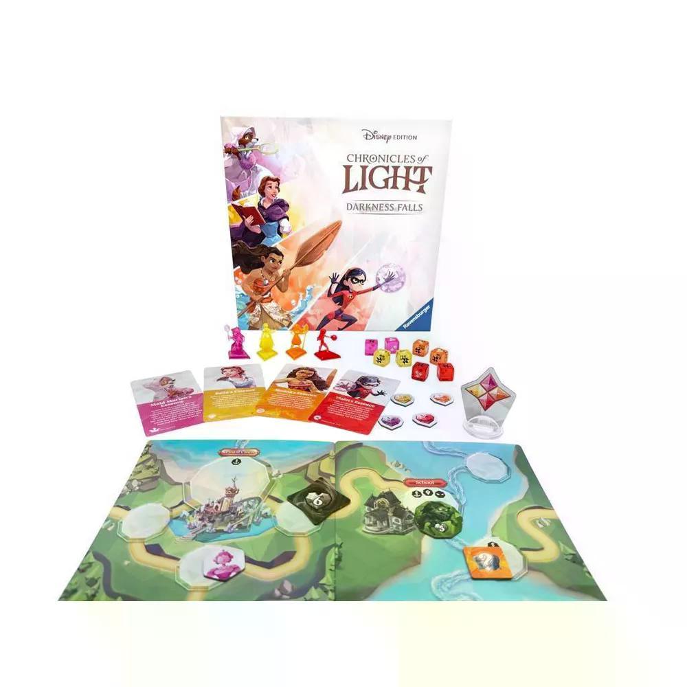 GeekandSundry's tweet image. The gorgeous Chronicles of Light: Darkness Falls (#Disney Edition) game from @RavensburgerNA is now available for pre-order. nerdist.com/article/ravens…