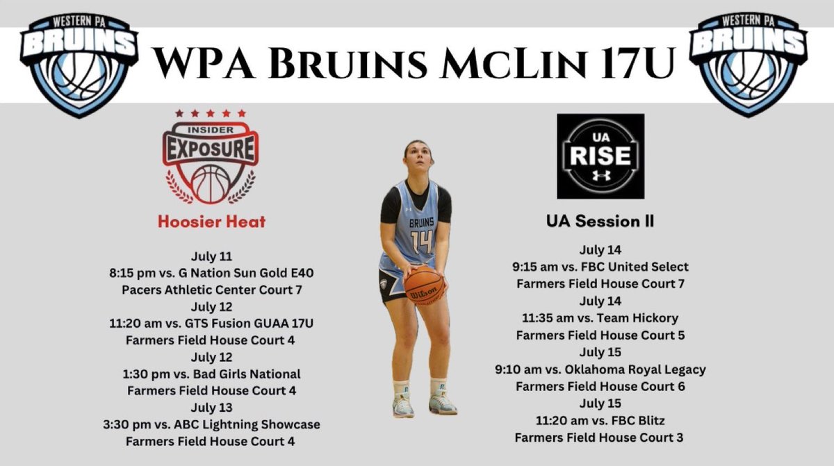 Isabella Williamson (@iwilliamson08) on Twitter photo Can’t wait to compete in Indy! Come check my team and I out!! <a href="/WPABruinsMcLin/">WPA Bruins 2025 UA Rise McLin</a> <a href="/WPABruinsAAU/">WPABruinsAAU</a> Can’t wait to compete in Indy! Come check my team and I out!! <a href="/WPABruinsMcLin/">WPA Bruins 2025 UA Rise McLin</a> <a href="/WPABruinsAAU/">WPABruinsAAU</a>
