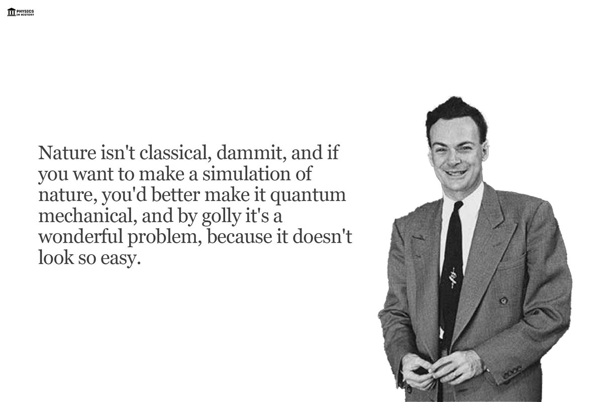 Richard Feynman on quantum mechanical nature of nature 💭