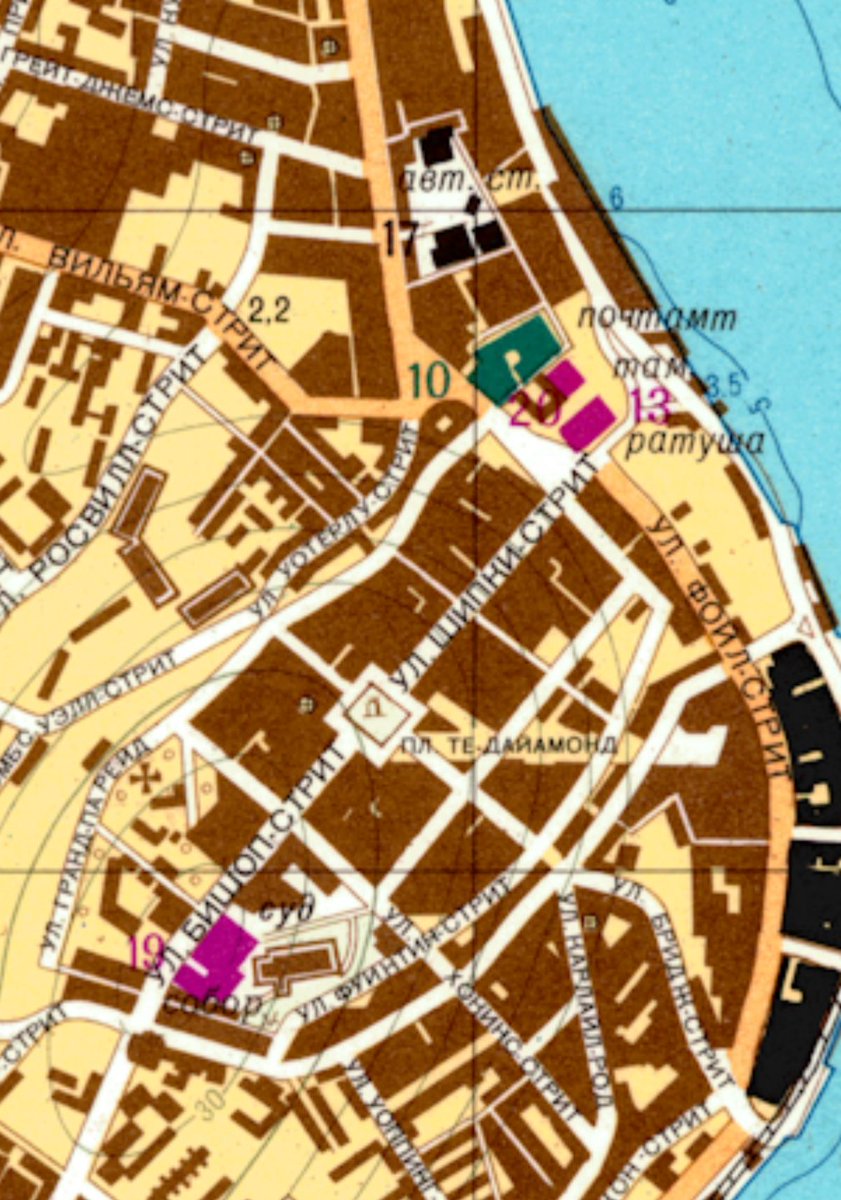 GeoConor's tweet photo. Working on new interactive #SovietMap #Derry/#Londonderry published in secret, 1981. Strategic coastal location & the presence of a large barracks (MOD Ebrington) would have been an important prize for a Soviet invasion during the #ColdWar #LeninDerry #Maps #HistoricMapping #GIS https://t.co/3cnpkCBX8M