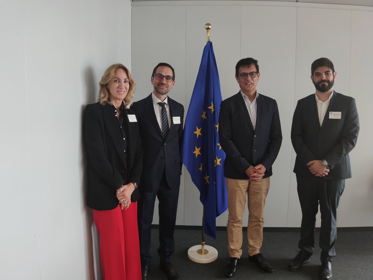 NelaGomezV's tweet photo. 🚀 Thrilled to share @simetria_grupo agenda in Brussels! Fruitful meeting w/ @isidrolaso, Roman Horvath, Christian Hauke #DGGrow & @oronzodaloiso. Thanks to Alberto Ruiz @SpainCoE & @franciscamelia. Grateful to @delcomval_UE, @Rachelagua & @leticiacjensen. Your support is vital! https://t.co/RAfzJLHOaR