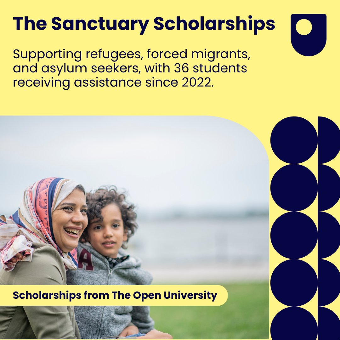 We believe that accessible education is a powerful tool for social mobility, improving people’s lives, and building better communities.

Our Sanctuary Scholarships aims to provide hope: ow.ly/X65i50SmYEv