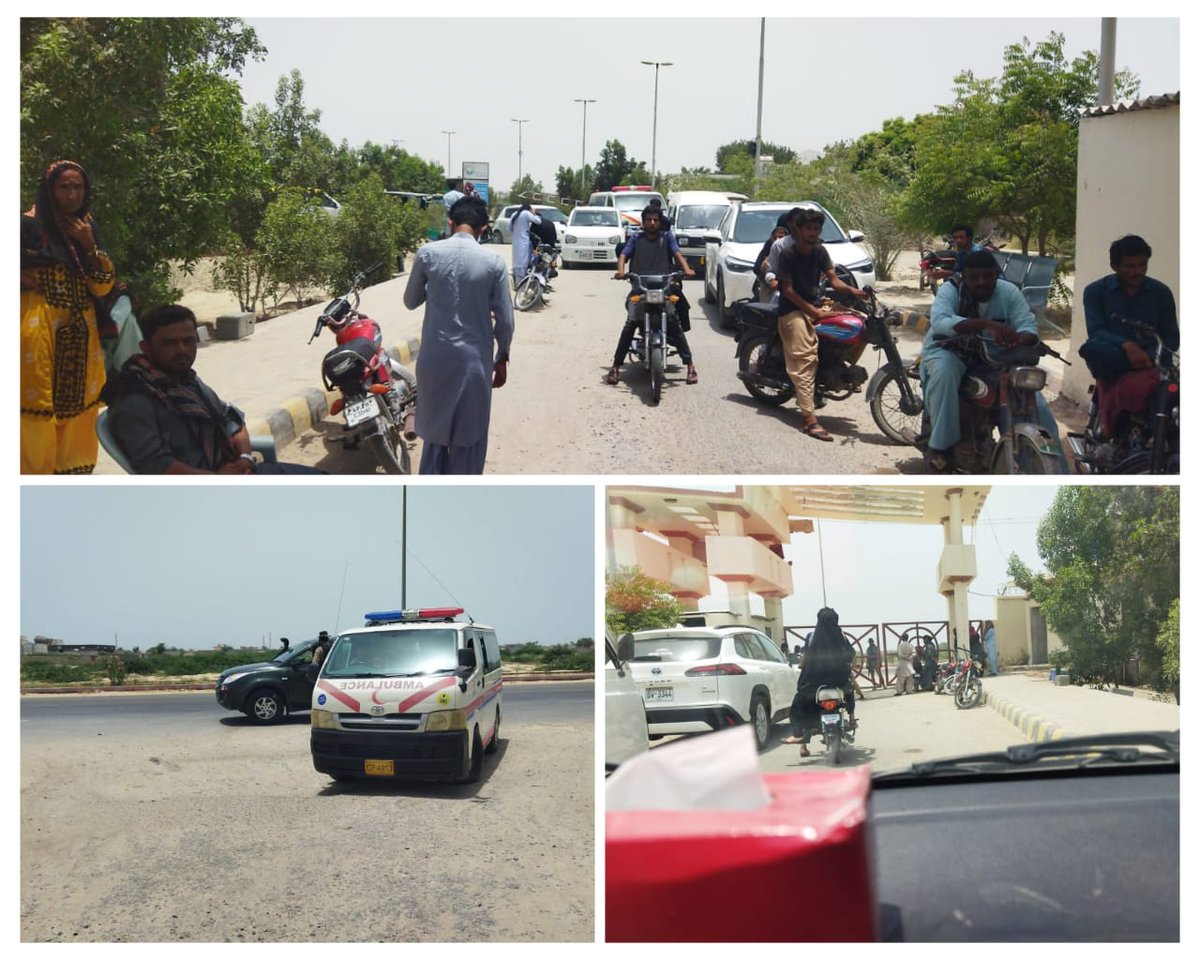 دنیا کا واحد ہسپتال (گوادر انڈس ہسپتال) جس کا گیٹ وی آئی پی پروٹوکول کے نام پر گھنٹوں بند کیا جاتا ہے جبکہ ایمرجنسی کی حالت میں مریض ایمبولینس کے اندر گیٹ کے دونوں اطراف انتظار کرتے رہتے ہیں کہ کب گیٹ کھلے اور وہ اندر جاسکی‍ں۔