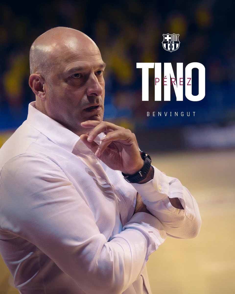 🫡 Ja tenim nou entrenador!
👋 Benvingut Tino Pérez
🖋️ Signa per dues temporades