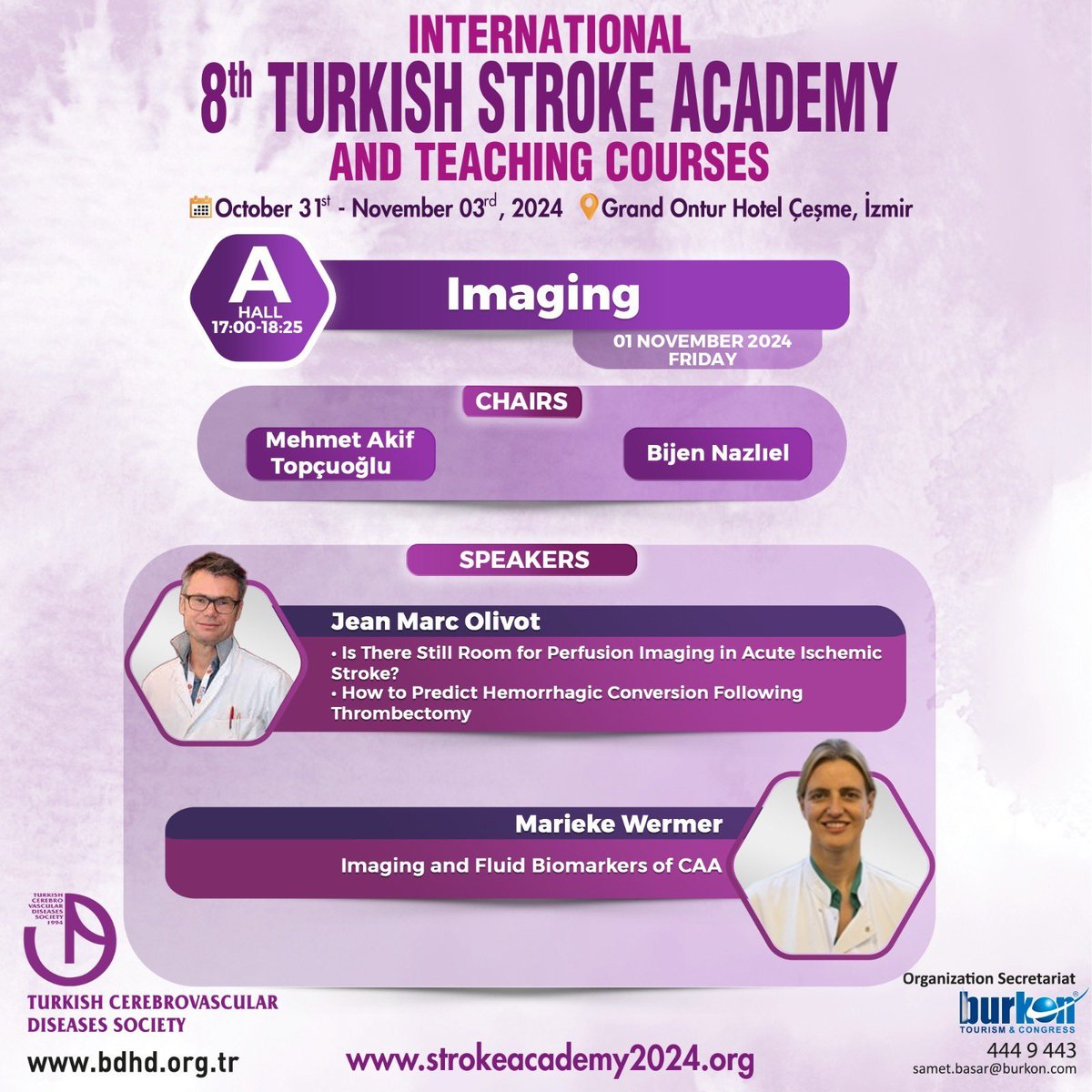 turkbeyindamar's tweet photo. 8th Turkish Stroke Academy and Teaching Courses will be held in Çeşme-İzmir #inmeakademisi #inme #stroke #TürkiyeİnmeAkademisi #TurkishStrokeAcademy #tbdhd #tcvds #strokecongress #türkbeyindamarhastalıklarıderneği #Turkishcerebrovasculardiseasessociety https://t.co/FTDIFdHJjC