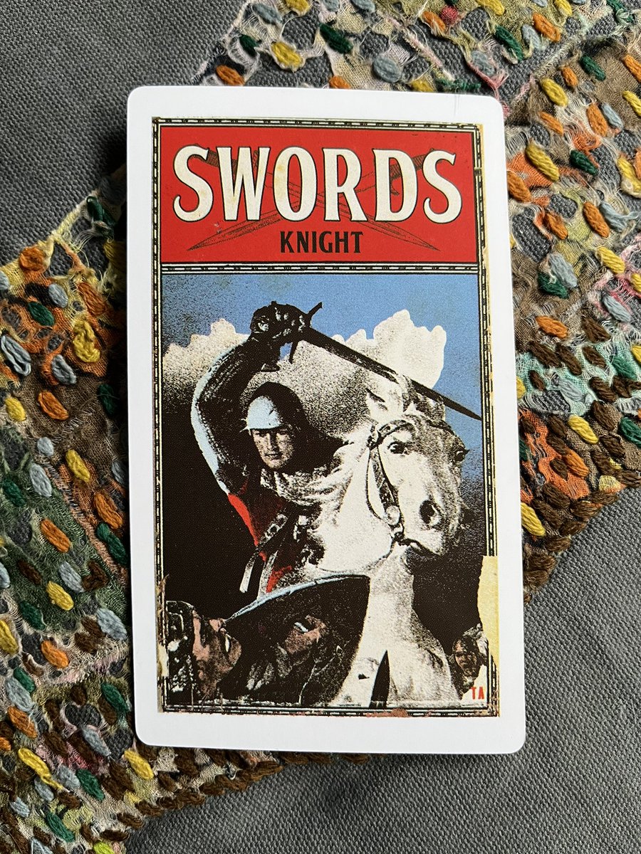 FatGayTarot's tweet photo. A revisit from the #KnightOfSwords today for our #CardOfTheDay.
This is a card of ambition and determination.
🧵 https://t.co/2XRsgpDLiG