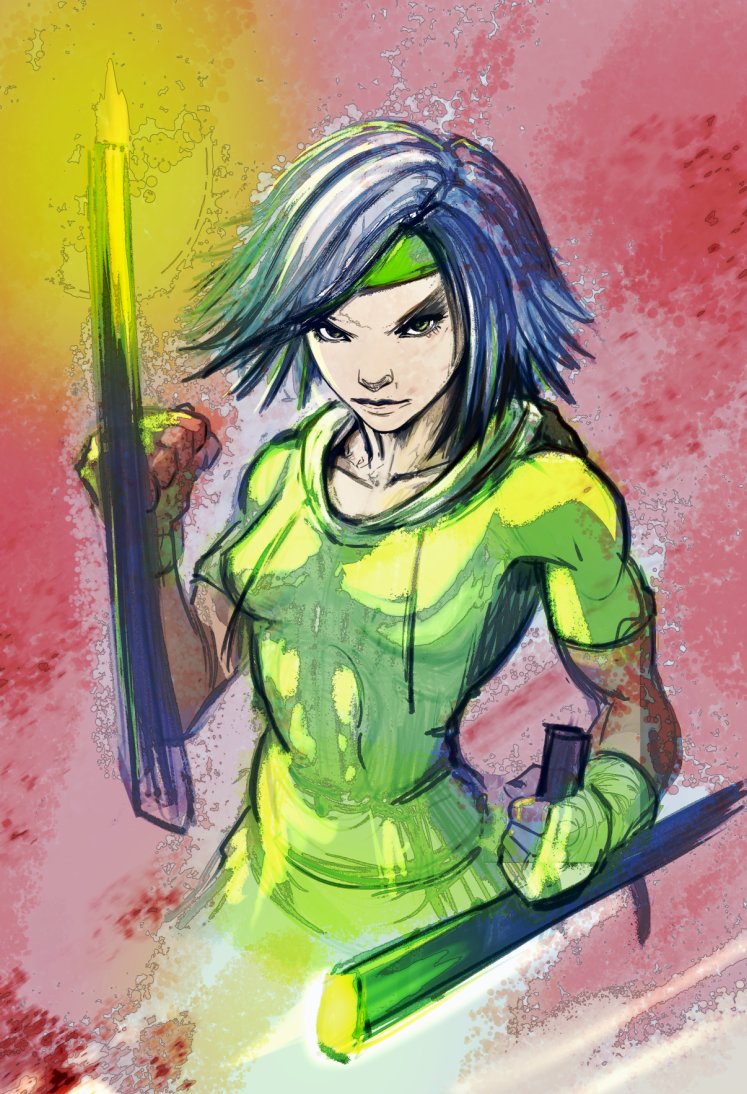 Sketch for my first KILLER INSTINCT ANNIVERSARY painting series! #KIRevisited #PlayKi