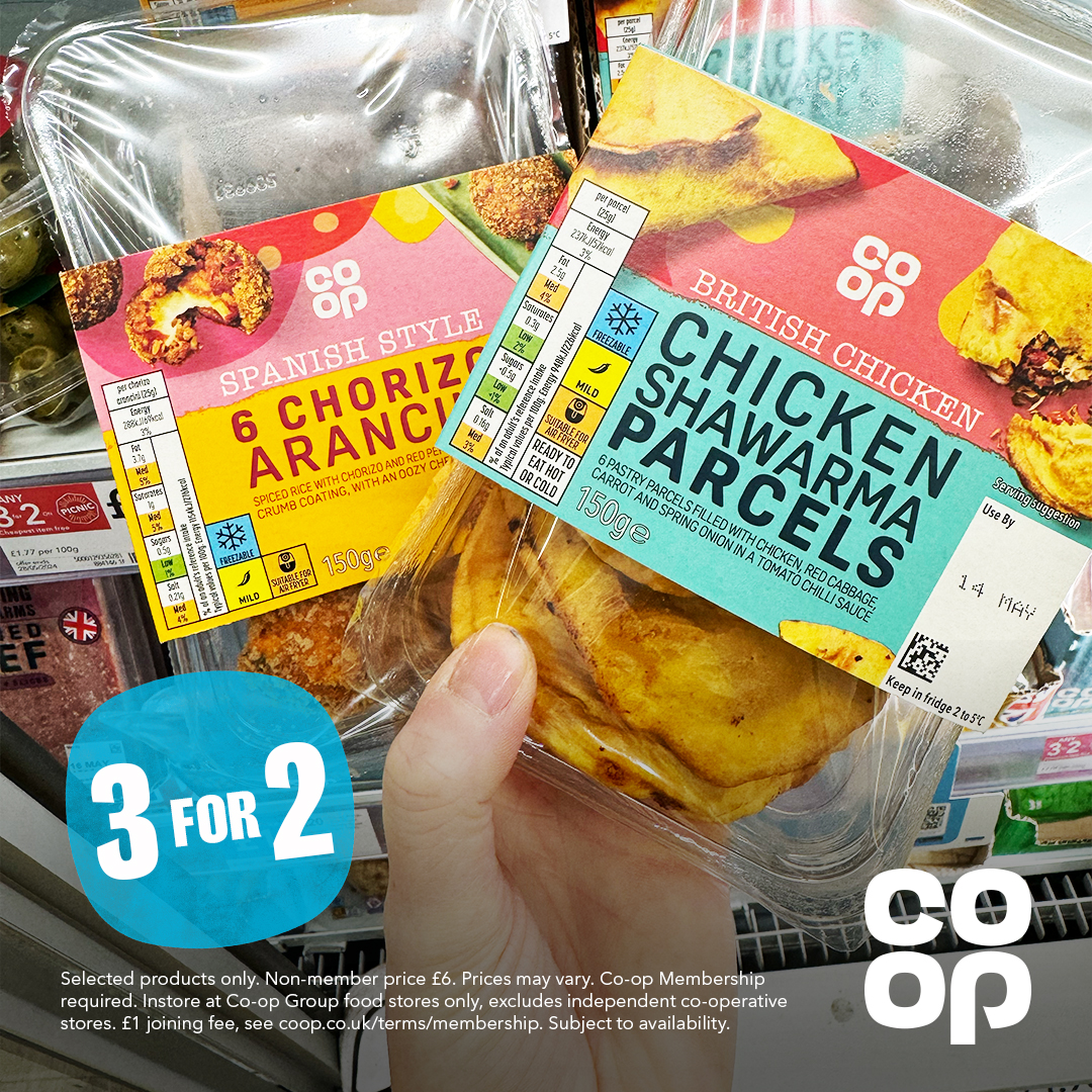 Get 3 for 2 on picnic classics in your local <a href="/coopuk/">Co-op</a> 🙌 Perfect little bites whatever the weather 🌤️
