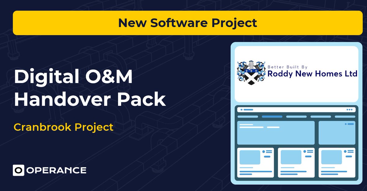 OperanceApp's tweet image. 🚀 Excited to support Roddy New Homes Ltd with our innovative Digital O&amp;amp;M Handover Packs for the Cranbrook Project! 🏡

Discover our quality-driven approach: eu1.hubs.ly/H0b3F260

#Operance #RoddyNewHomes #InnovationInConstruction #DigitalBuildingInformation #CranbrookProject